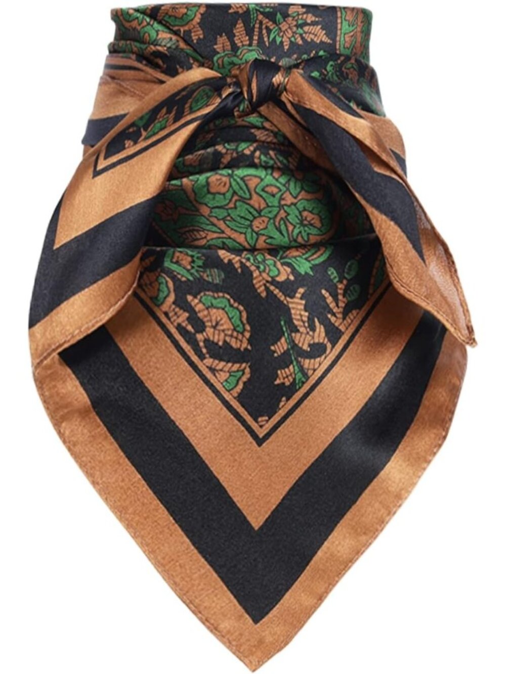 100% Silk Wild Rag 27” Print Cowboy Neckerchief Scarf Bandana Headband Accessory